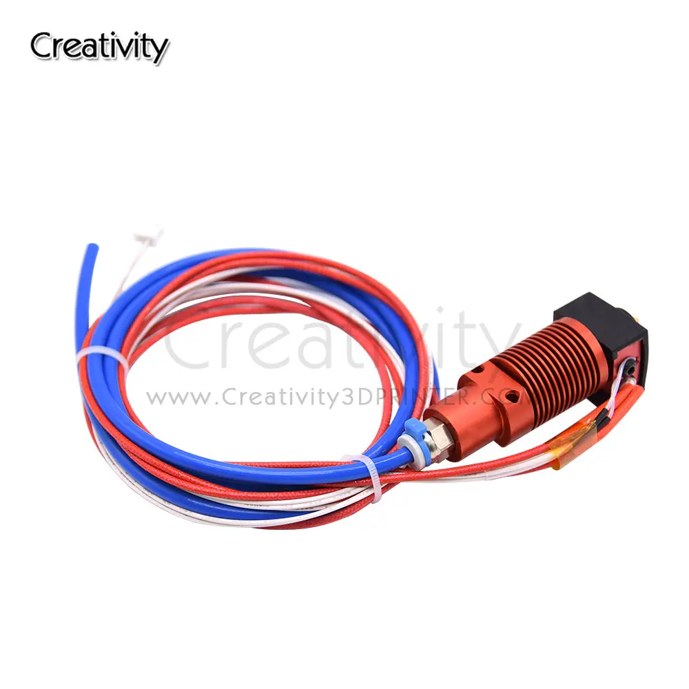 CR10S Pro Upgraded 12V/24V Extruder Hotend Nozzle Kit Aluminum Block with Heater Thermistor for Ender-3 CR-10S Pro Parts