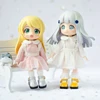 1Pairs Cute Ob11 Dolls Mary Jane Shoes Doll Accessories For Suitable For Ob11,Obitsu11,Holala,Middle Blyth Doll 2