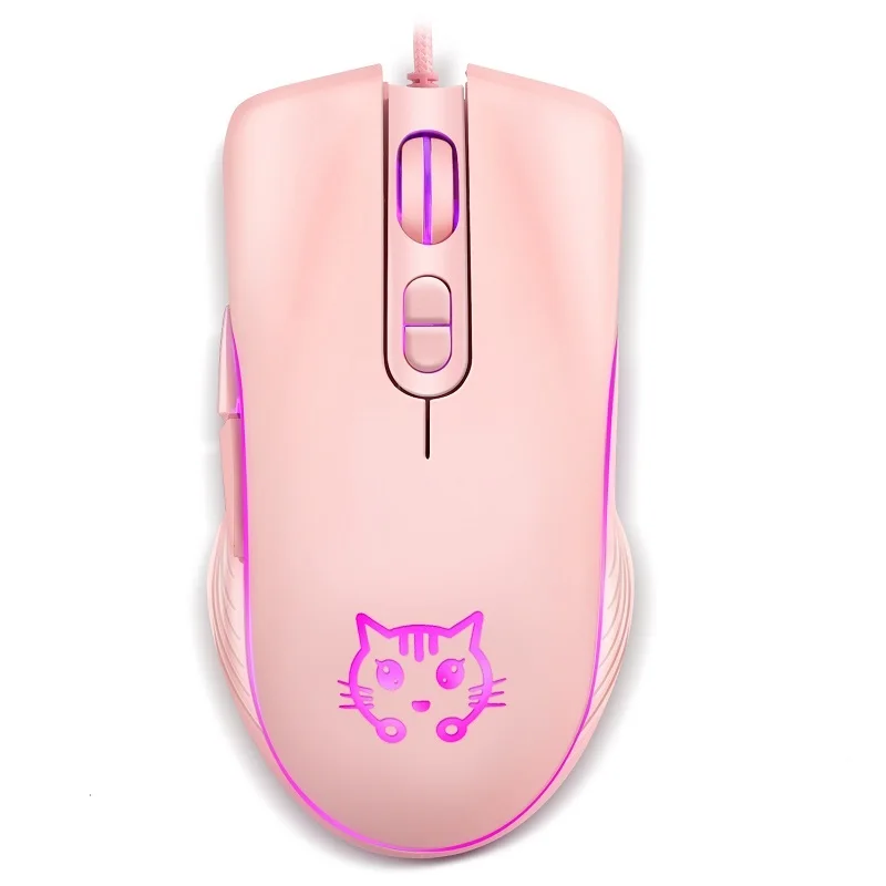 

Wire Gaming Mouse Silent Mause Ergonomic 6 Keys Backlit Mini Magic Mouse For Laptop Computer PC Gamer Silent Mouse Gift For Girl