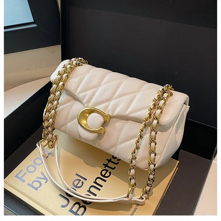 Women&rsquo;s Crossbody Bag Mini Luxury Square Purse Adjustable Chain Strap Vintage-Inspired Shoulder Bag for Dating Shopping Party shoulder bag