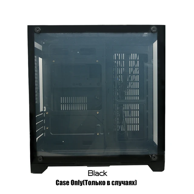 Panoramic Side View MATX Computer Case, Support 240 AIO Water Cooling