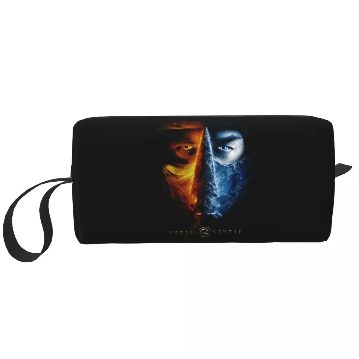 Mortal Kombat Sub Zero Scorpion Cosmetic Bag Donna Cute Big Capacity Fighting Game Makeup Case Beauty Storage Borse Da Toilette