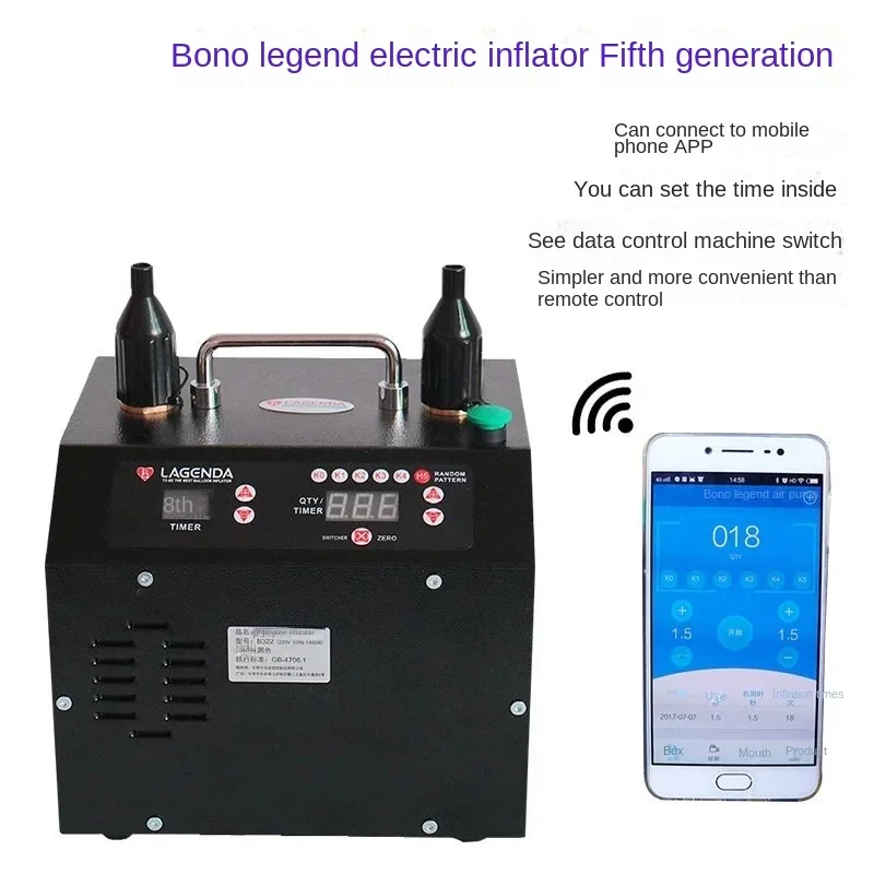 B322 Lagenda 3S 5S Timer and Counter APP Controling Electric Air Balloon Inflato