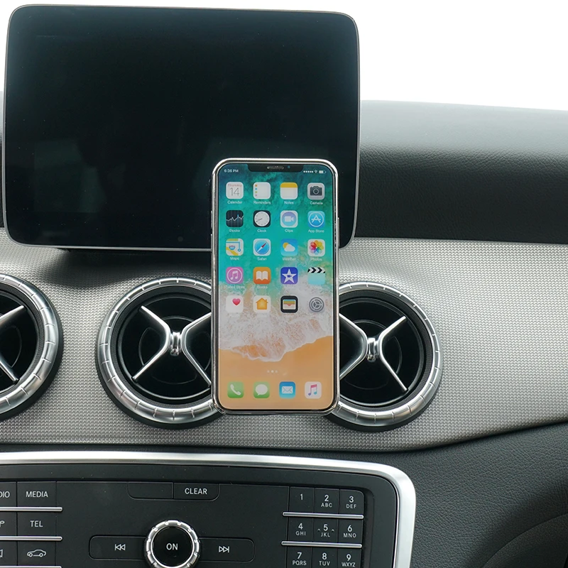 Car mobile phone holder magnetic gps holder air vent mount stand clip for Mercedes Benz CLA C177 2013-GLA X156 2015-phone holder,mobile phone holder,gps holder,gps suction cup mount