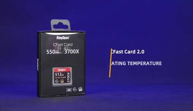 KingSpec C Fast Card CFast 2.0 512GB 256GB 1TB Memory Card 525MB/s