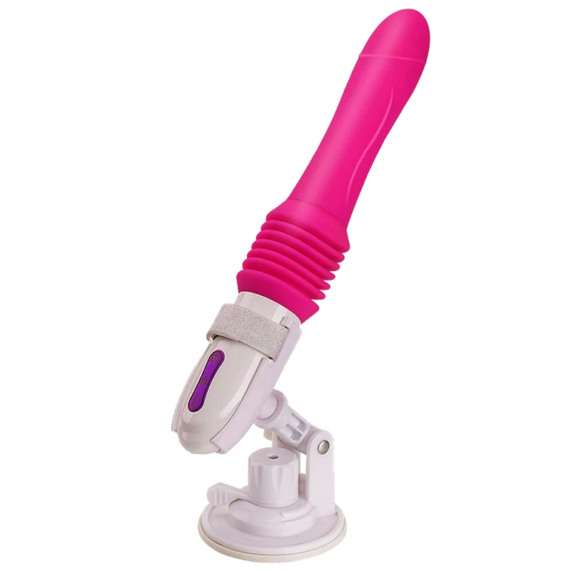 Telescopic Dildo Vibrator Automatic Up Down Massager G-spot Thrusting Retractable Pussy Vibrate Large Size Sex Toys for Women