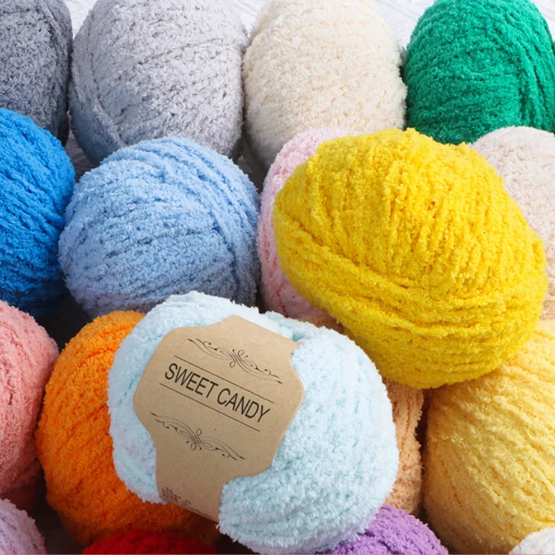 5pcs/ Set of Short Plush Yarn Xuefei Ermeng Xiaoai Wool Xiaocute Love Short Plush Yarn Wool Hand Woven Doll DIY Crochet 2