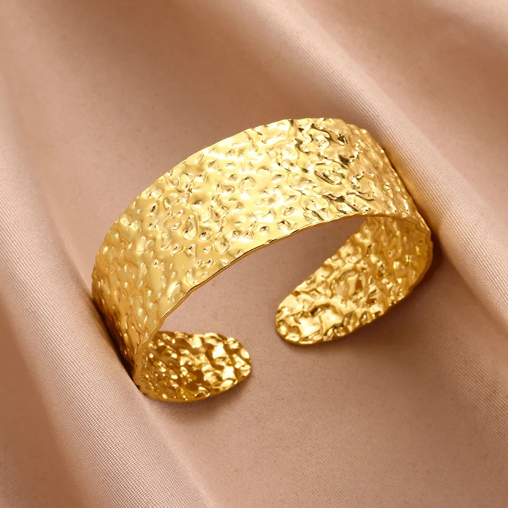 Gold Bangle Stainless Steel Women For Wear Daily