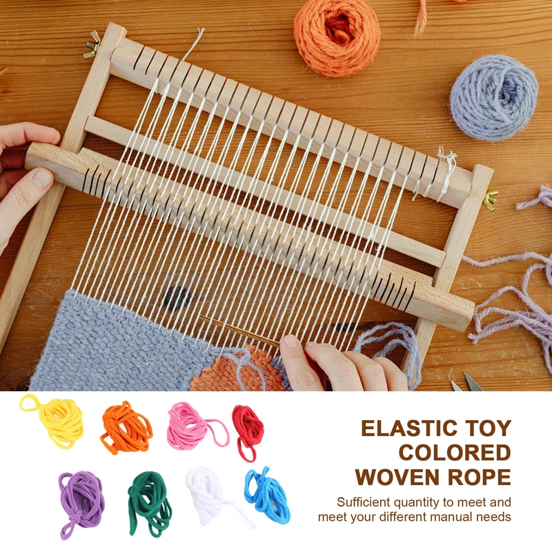 96 Pieces Loom Potholder Loops Weaving Loom Loops Weaving Craft With Multiple Colors For DIY Crafts Supplies-A03I