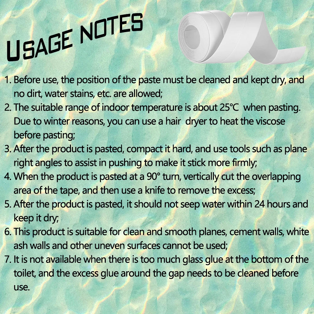 Sealing strip tape sealing tape sealing strip waterproof tape Bathroom Shower Sink Bath Sealing Tape Strip White PVC Self Adhesive Waterproof Wall Sticker for Bathroom Kitchen Caulk Strip
