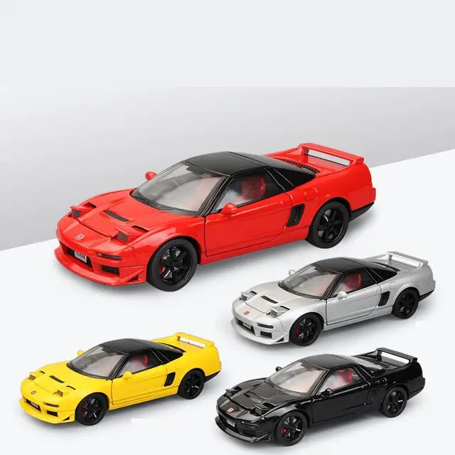 1/32 Honda Acura NSX NA1 JDM Racing Toy Car For Kid Diecast Vehicle Miniature Model Pull Back Sound Light Collection Gift Boys 3