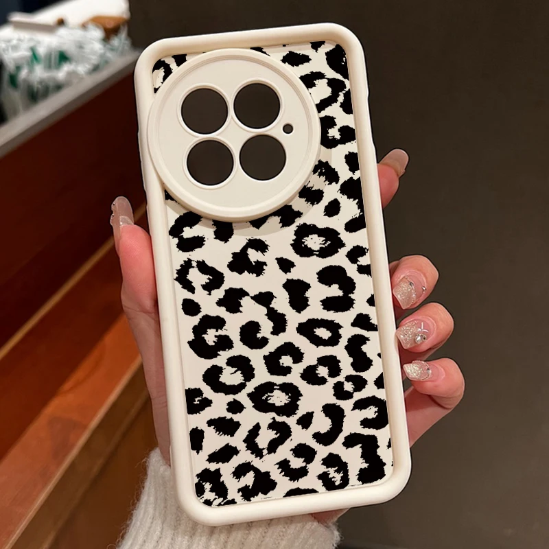 Leopard Print Shockproof Bumper TPU Silicone Soft Phone Case Cover