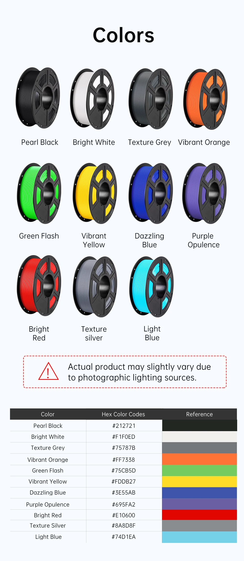 ANYCUBIC 1.75mm PLA+ 3D Printer Filament 1KG/Roll High Precision Pla Plus 3D Printing Material Plastic Rubber Consumables Sd99ff0bc2263402ea2f86fd6997ecf9bI