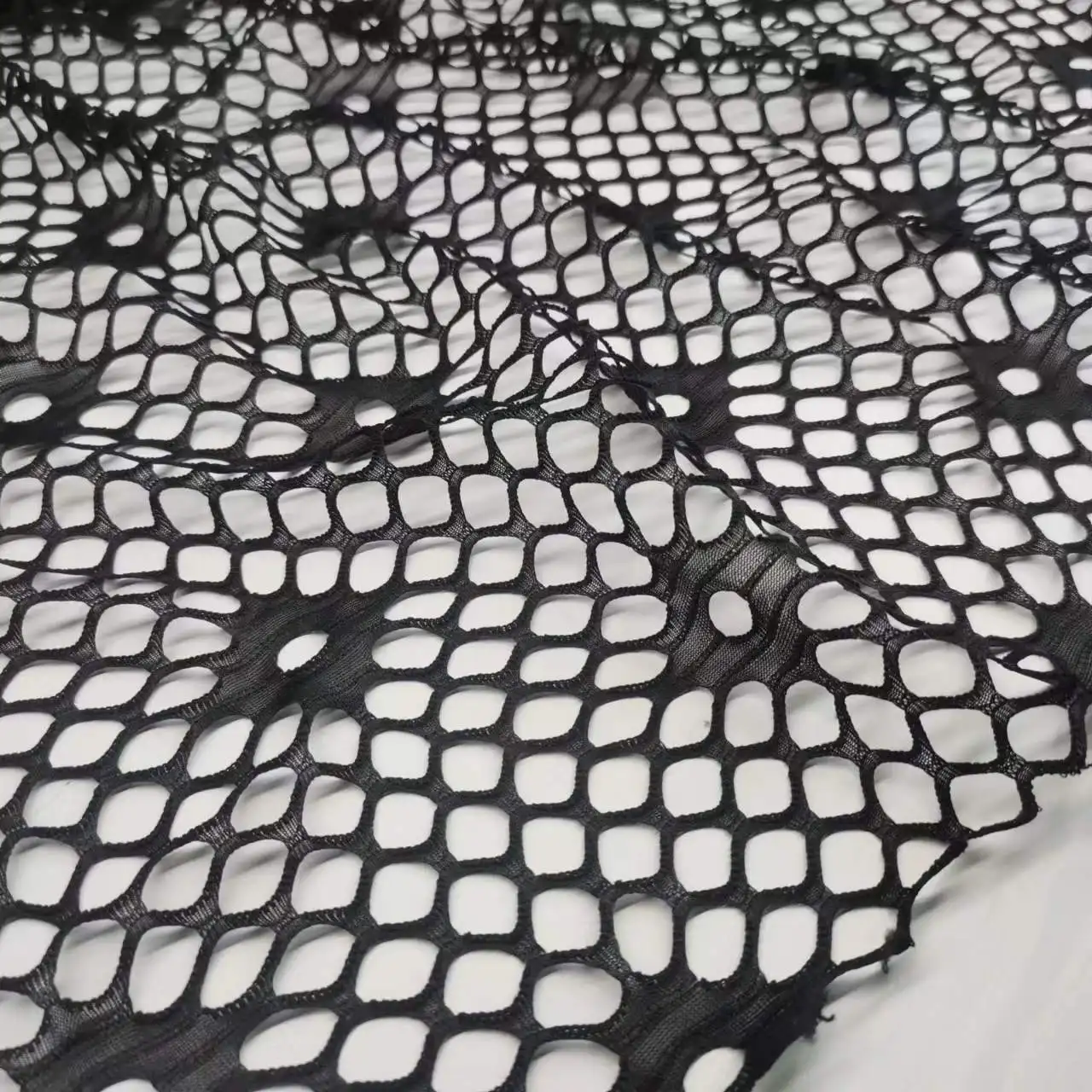 Fish Net Mesh Cloth Fabric Large Hole Lace Clothing Material Dress
