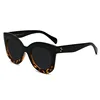 Women Fashion Gradient Vintage Round Style Sunglasses Classic 3 Dots Deep Blue Frame Sun Glasses Oculo 0 -0.5 -1.0 -2.0 To -6.0 4