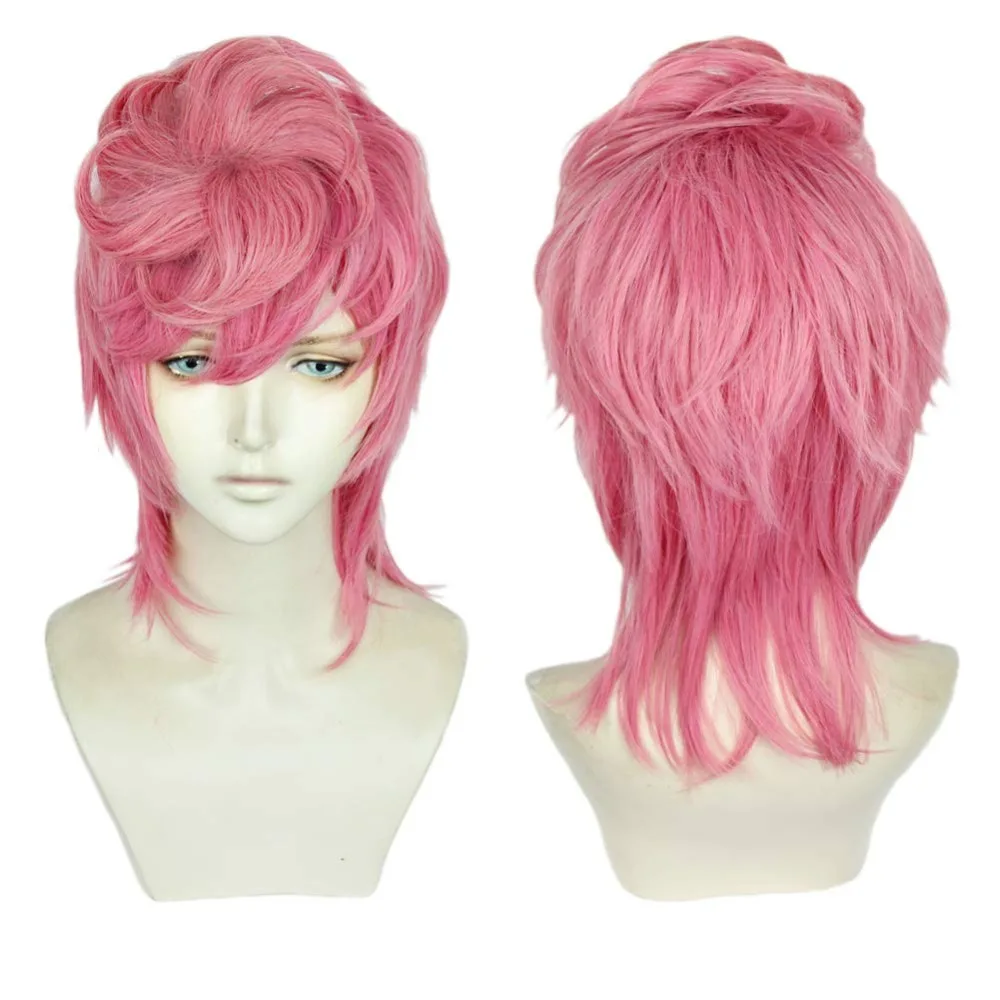 Anime Trish Una Cosplay Wig Heat Resistant Hair Cosplay Costume Wigs + Wig Cap