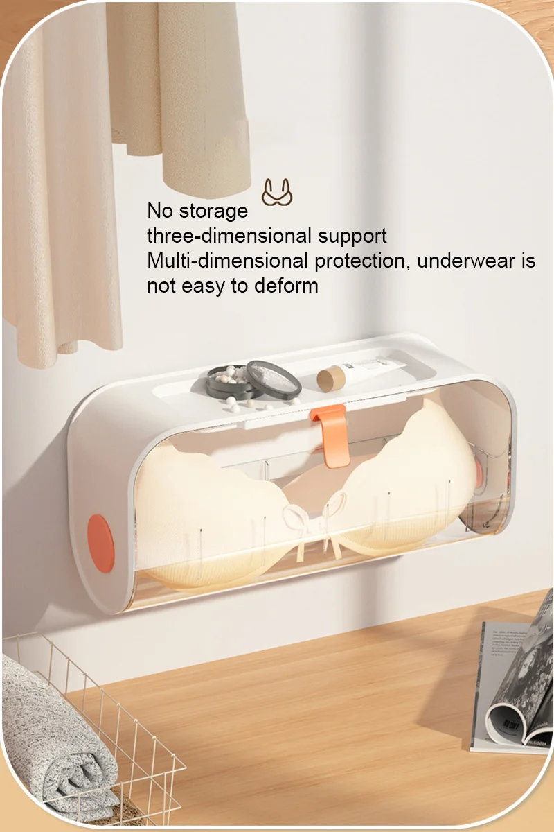 Multifuctional Socks Underwear Storage Artifact Wall-Mounted Punch Free Rack Holder Organizer