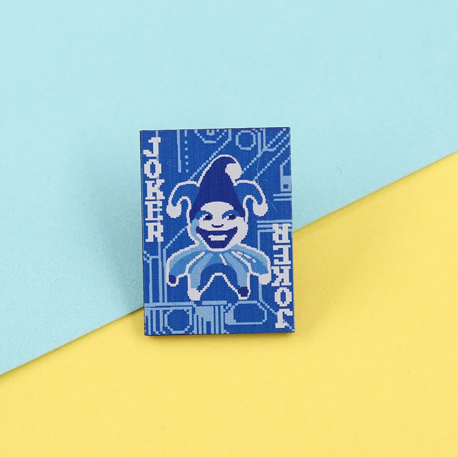 Blueprint-Joker Badge Game Balatro Inspiration Brosche Gamer Collection Kreative Accessoires – Detail 6