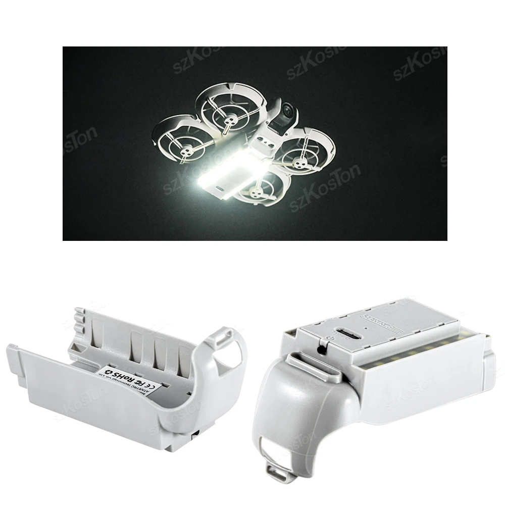 Neo LED landing gear for DJI Neo drone night flight light extension 10mm height leg luminous tripod rechargeable accessories