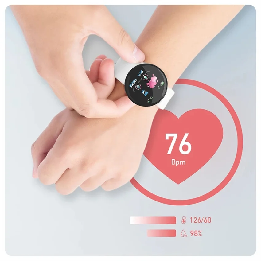 Cheap 360 Fashion Smart Watch Men Women Kids Clock Health Fitness Wrist Smartwatch For Apple Xiaomi