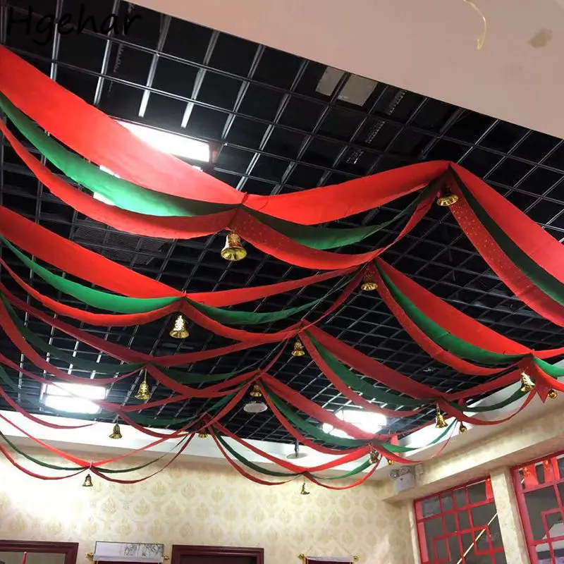 Streamers Bell Decoration Happy Hanging Celebrating Near Year Christmas Party Shipping Mall Popular Festival Wall Home Office