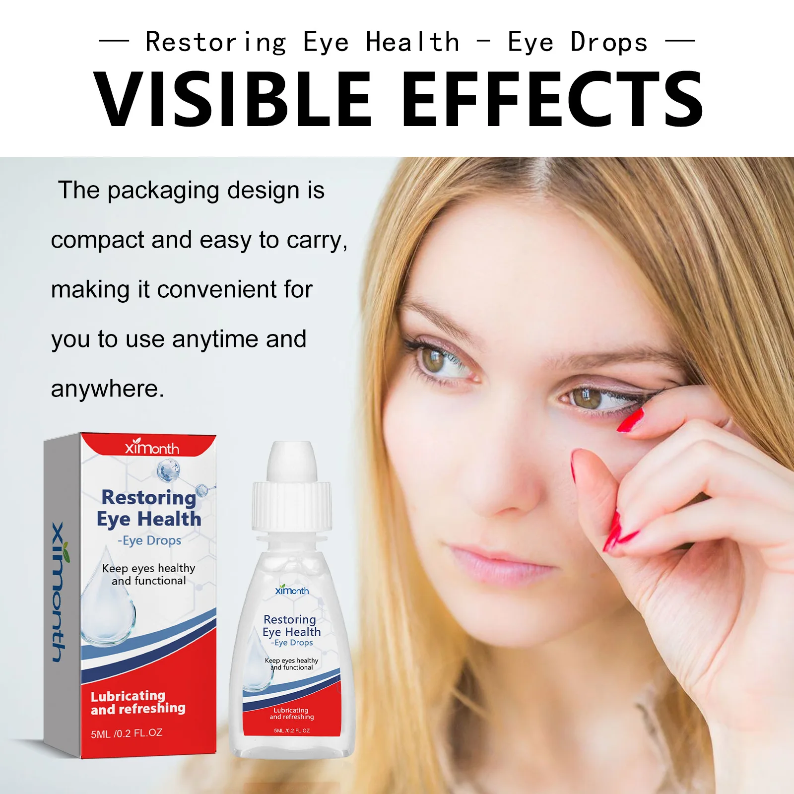 Eyesight Improvement Eye Drops Blurred Vision Restore Cataract Treatment Improve Glaucoma Relieve Eye Discomfort Eye Care Drop - 5