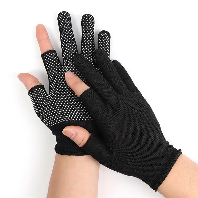 Non-slip Touchscreen Nylon Gloves Men Women Summer Outdoor Riding Sport Fitness Breathable Non-slip Sunscreen Half Finger Gloves yheternal women men anti skid breathable gym gloves body building training sport dumbbell fitness exercise half finger gloves