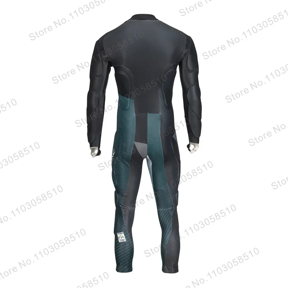 Winter Flansch Overalls Männer einteilige Ski anzüge Leistung Ski Race Anzug Snowboard Jumps uit Sport nicht gepolstert 3