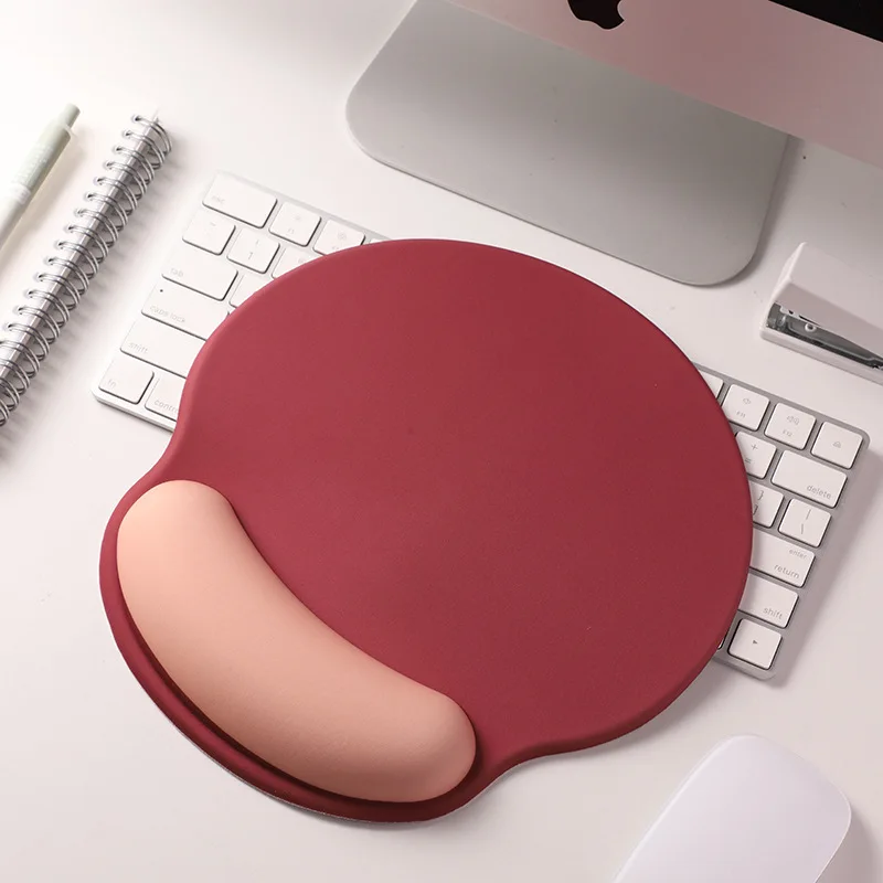 Ergonomic Non-Slip Silicone Mouse Pad with Comfortable Wrist Support