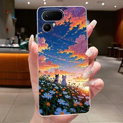 Elegant Sunlight Moonlight Transparent Phone Case - Shockproof TPU Soft Cover for Tecno Pova Curve 2 (TPU - TPU201)