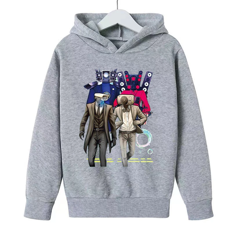

SKIBIDI TOILETChildren's Coat Sweatshirt 3-12 Year Boys Girls Hoodie Toddle tops Kids spring autumn Casual Fashion Clothing