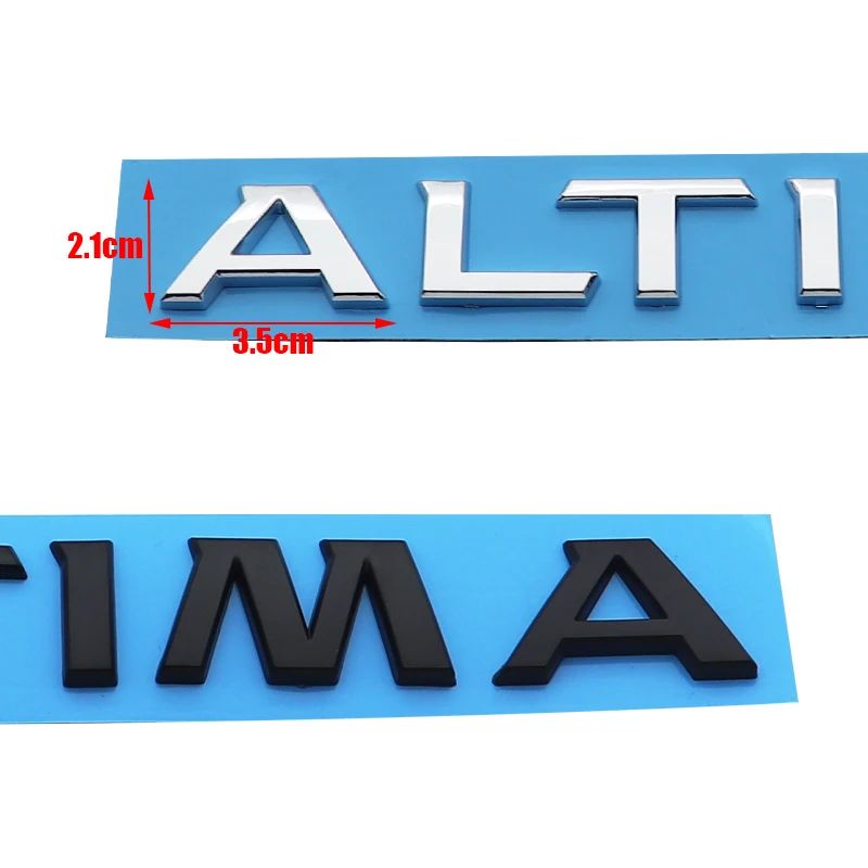 1pcs ALTIMA ABS 자동차 후면 문자 로고 후면 범퍼 테일 도어 트렁크 스티커 자동차 후면 엠 블 럼 스티커 스타일링 액세서리 닛산