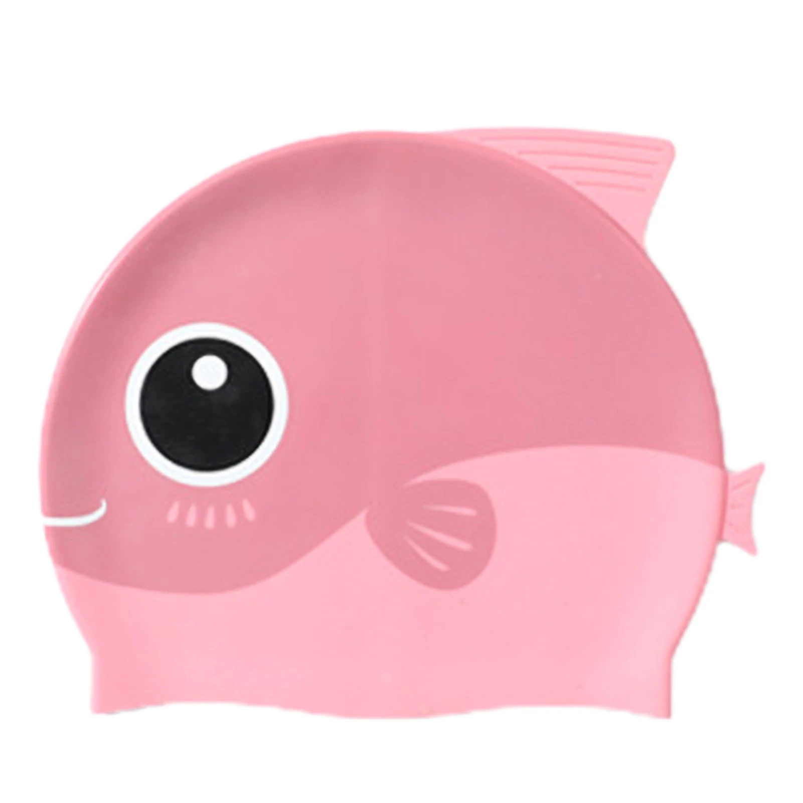 

Kid's Swim Cap 3D Cartoon Design Swimming Hat Flexible Silicone Waterproof
