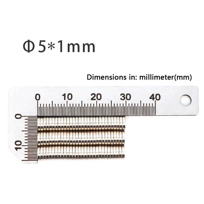 Super silná magnetem 5x1 5x2 5x3 5x4 5x5 5x6 5x8 5x10  mm  kolo magnetický ndfeb neodym magnetem sytý disk imanes