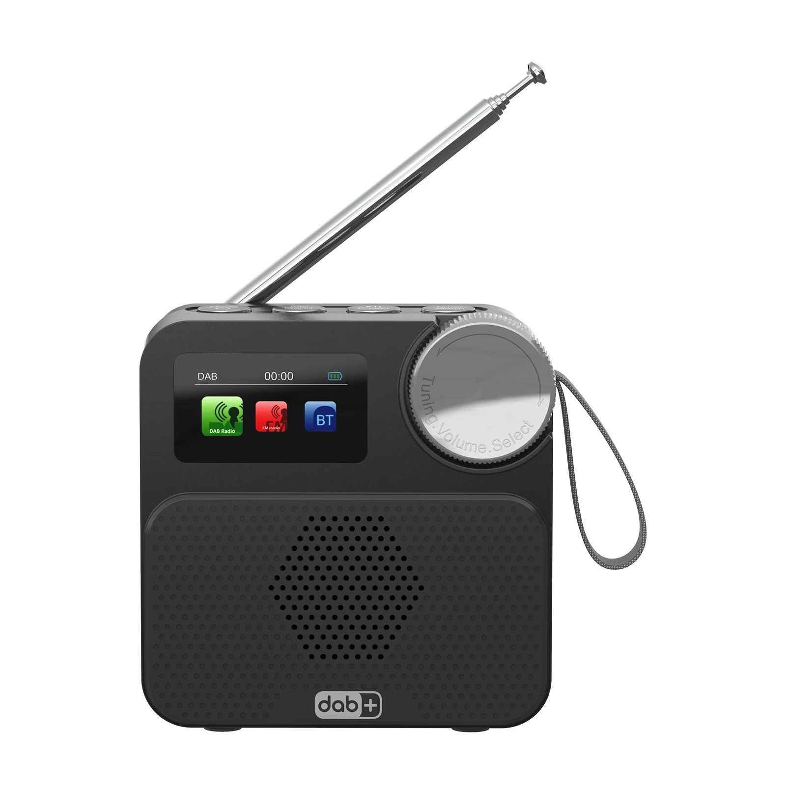 블루투스 호환 인터넷 FM 라디오 1.47인치 컬러 디스플레이가 있는 충전식 Wi-Fi 라디오 외부 안테나 휴대용 FM 라디오