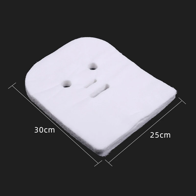 

100PCS Pure Cotton DIY Beauty Mask Salon Disposable Facial Gauze Highly Water Absorption Non-Irritating Face Gauze Mask Soft