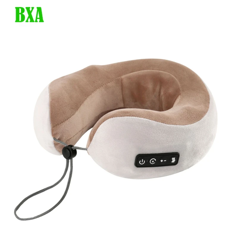 Electric U Shaped Neck Massager Pillow Memory Foam Soft Travel Shoulder Cervical Massager Sleeping Airplane Healthcare Bedding kf606 2 4g rc самолет летающий самолет для начинающих epp foam glider fixed wing airplane