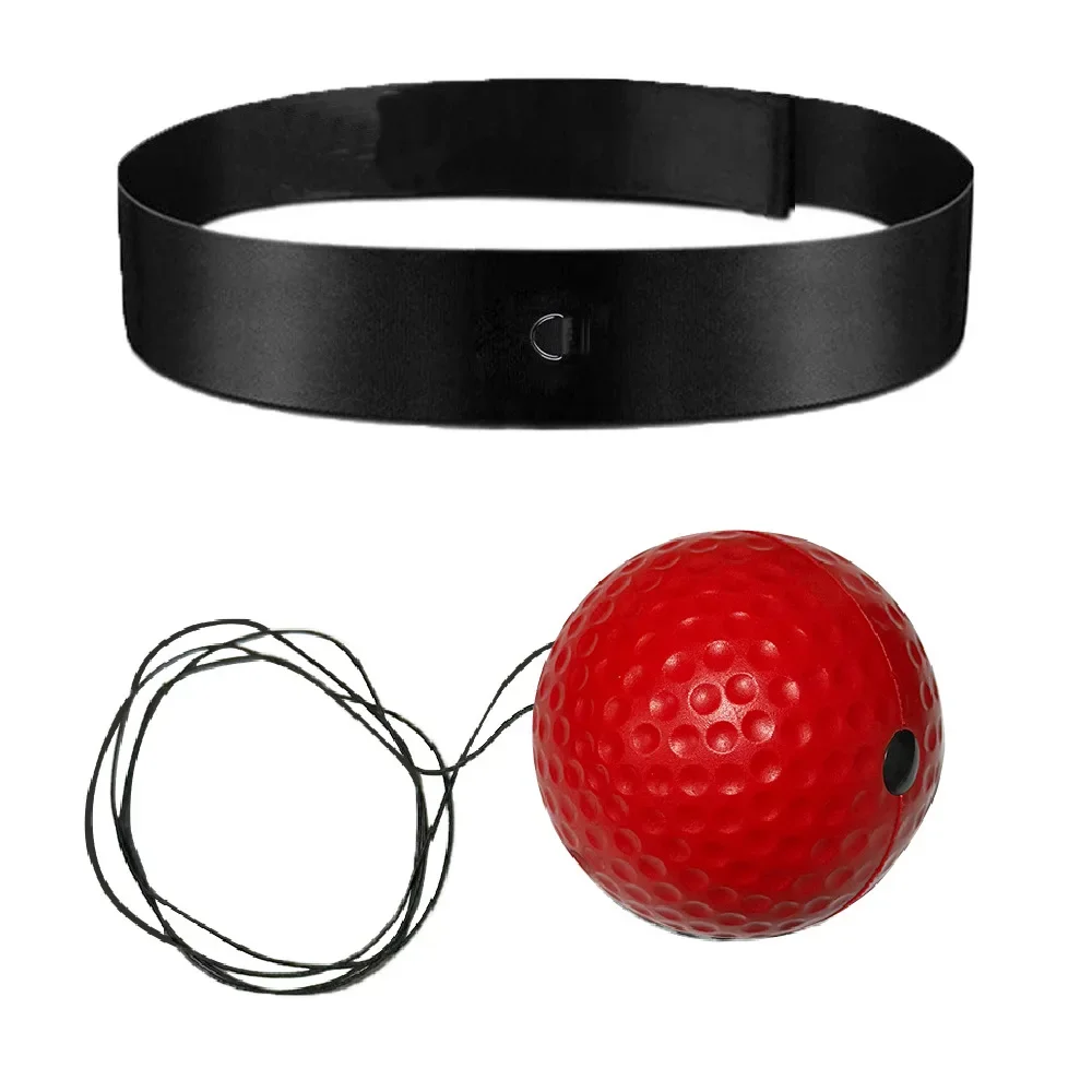 Boxing Speed Balls Head Mounted Adjustable PU Rubber Boxing Head Ball for Sanda Training