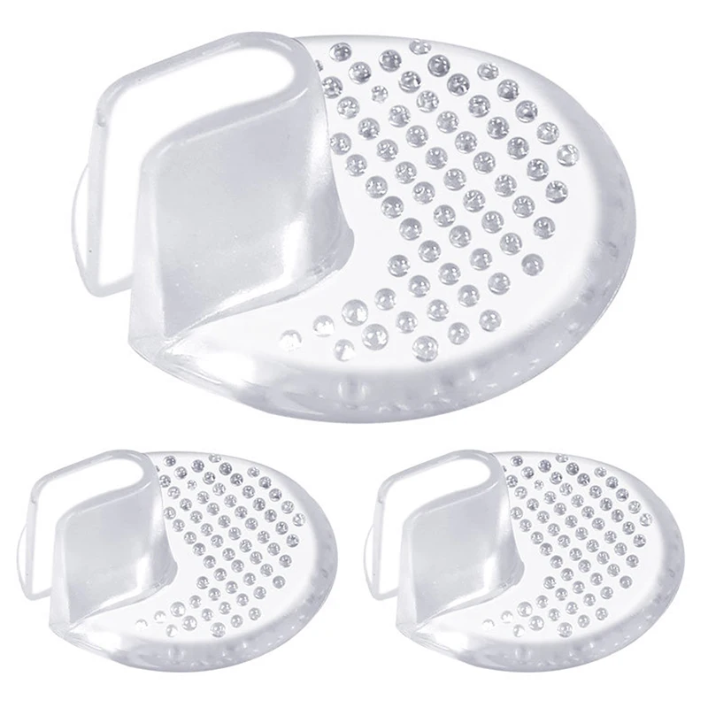 Silicone Anti-slip Flip Gel Cushion Pad Small Round Dot Anti Slip Flip-flop GEL Forefoot Shoe Pad Toe Protector 2PC shoe insoles toe pads