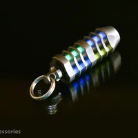 TEC-T3-6X Triode Self-luminating marker self-luminous Titanium alloy keychain 1