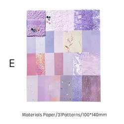 26 - Piece Scrapbook Paper Set for DIY Crafting and Journal Decoration (E)