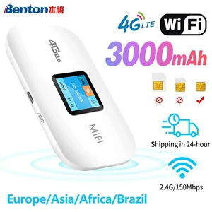 Wi-Fi-роутер Benton 4G Lte, 150 Мбит/с, 3000 мАч