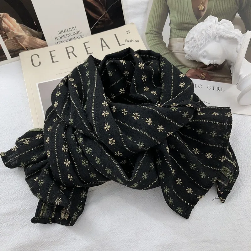 Black jacquard cotton