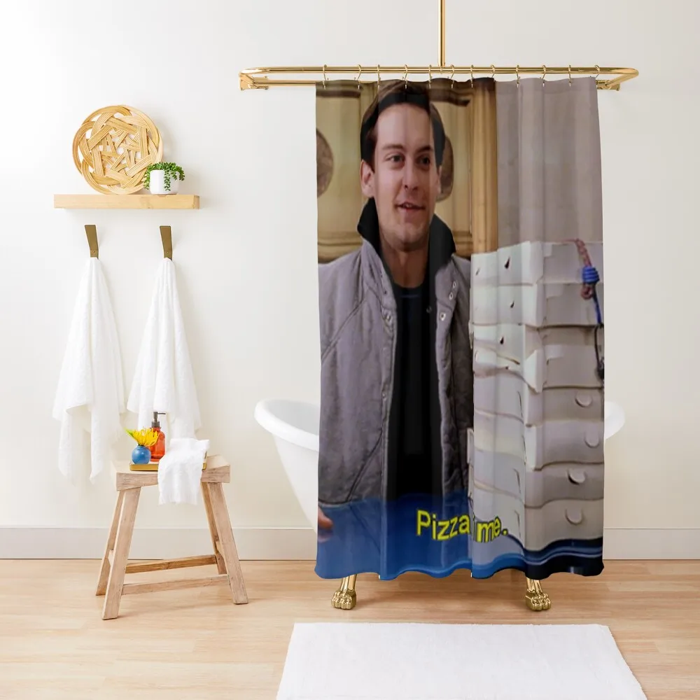 

Pizza Time Shower Curtain Bathroom Curtain Curtains For Bathroom Shower