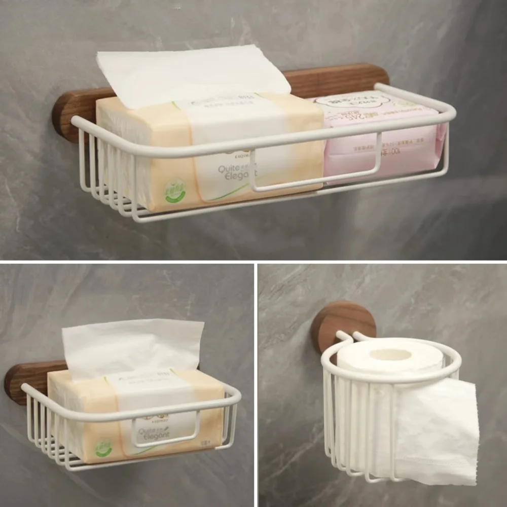 Toilet tissue holder No punching bathroom paperroll paper holder paper rack