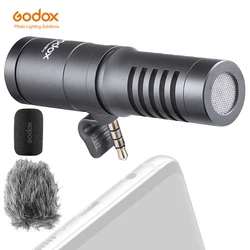 Godox Geniusmic 3.5mm UC LT Super-hearted Direction Microphone Mobile Live Interview Recording Is Plugged And Played Equipment