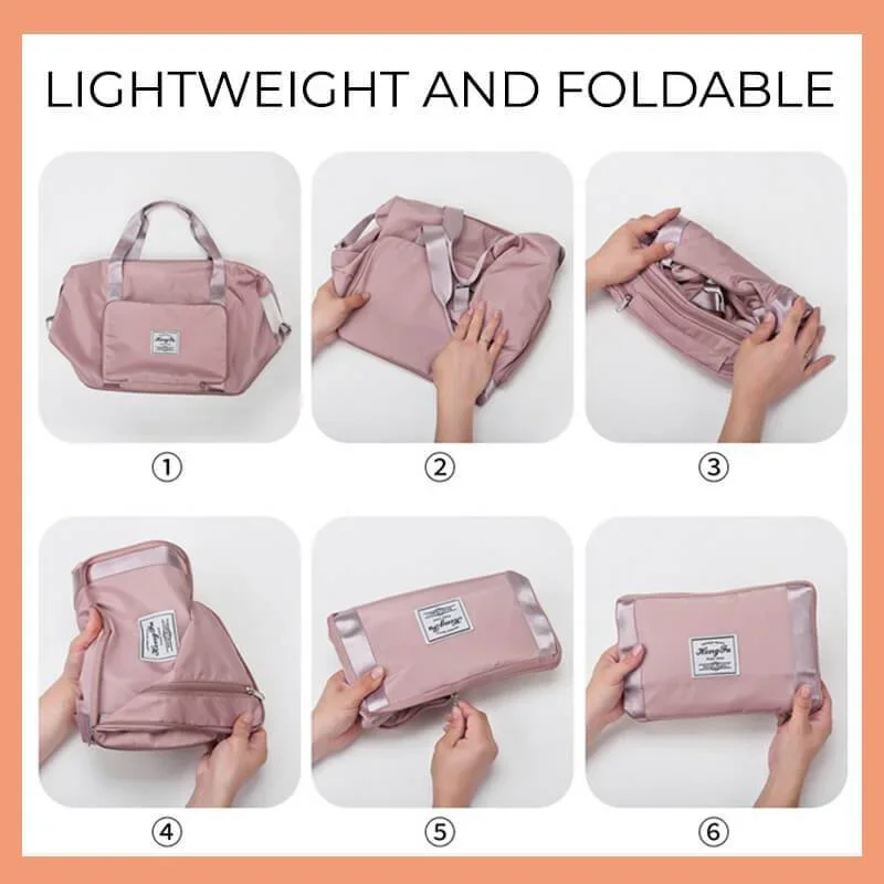 New Large Capacity Folding Travel Bags Waterproof Tote Handbag Travel Duffle Bags Multifunctional Women Travel Bags Dropshipping 4