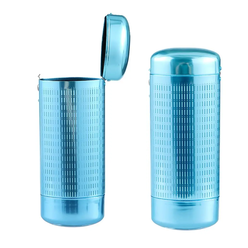 

Новинка, модный жесткий металлический превосходный алюминиевый футляр для очков, флип-топ в виде капсулы, портативный футляр для очков, держатель для очков