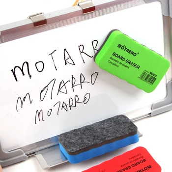 MOTARRO 1 pz gomme da cancellare magnetiche per lavagna pennarello cancellabile a secco detergente per lavagna bianca forniture per ufficio scolastico dimensioni 108mm * 56mm * 20mm