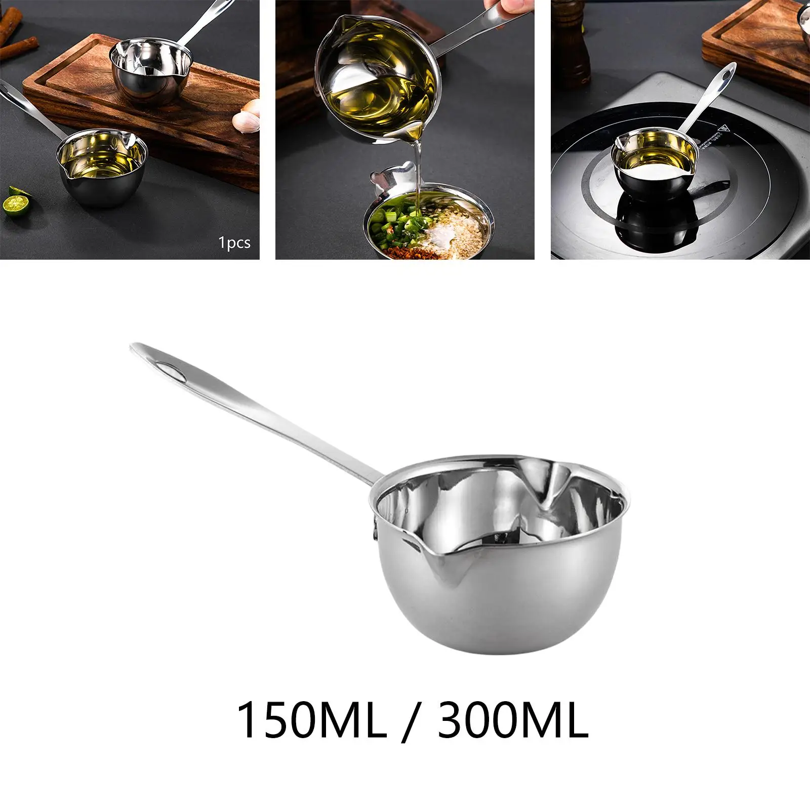 Non-Stick Milk Pot Butter Chocolate Melted Heating Warmer Pan Small Cheese Pot  with Pour Spout - AliExpress